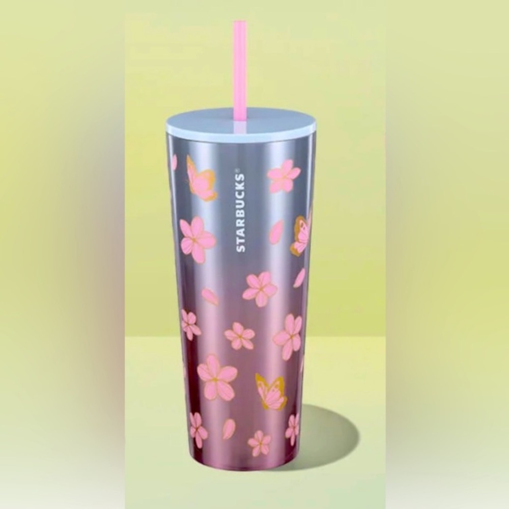 Starbucks spring 2025 stainless flower tumbler